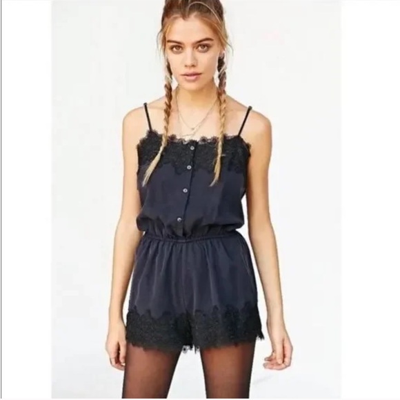 Stone Cold Fox Pants - Stone Cold Fox | Lansing Lace Sexy Romper Jumpsuit Kylie Jenner